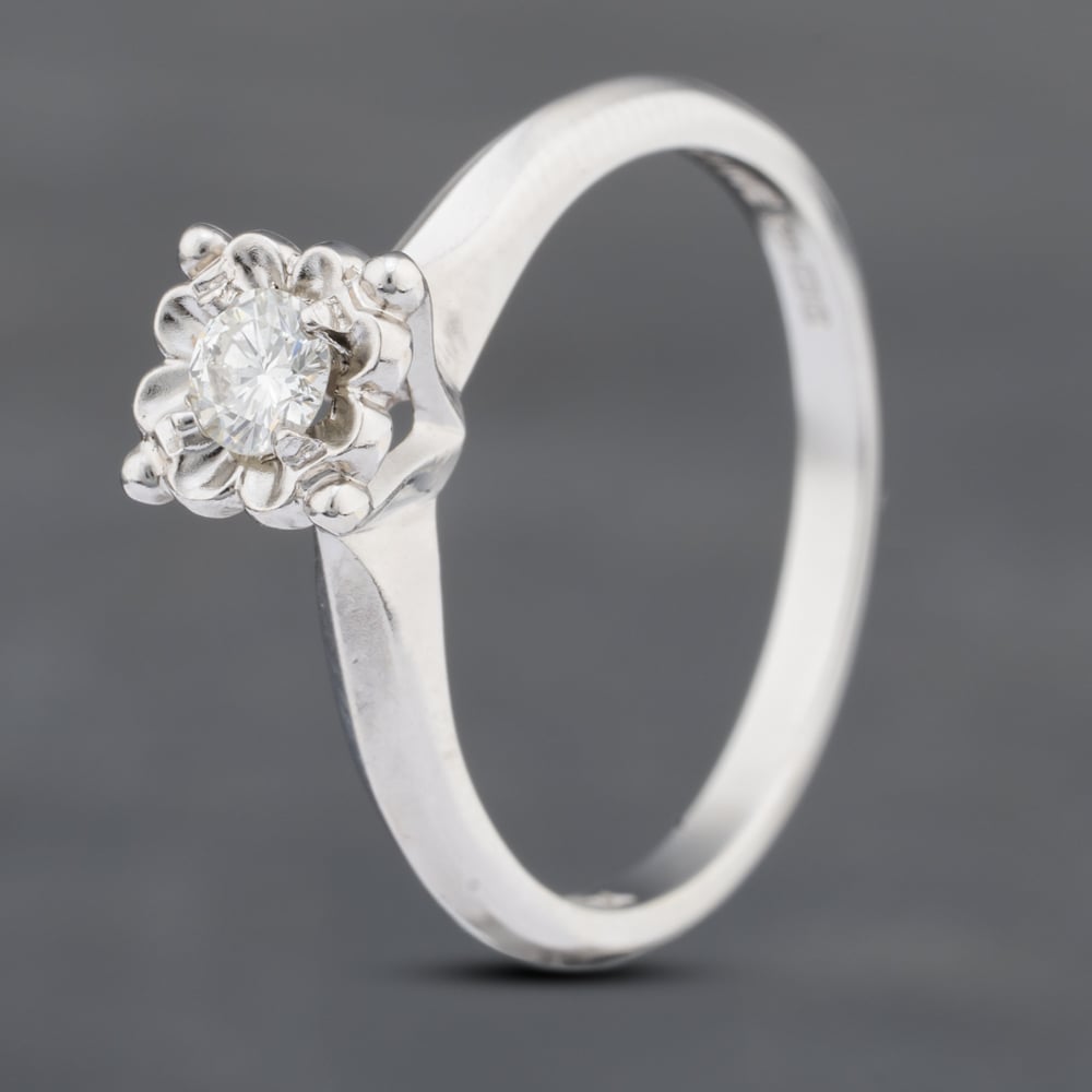 Click to view product details and reviews for Pre Owned 14ct White Gold 016ct Brilliant Cut Diamond Solitaire Ring 43121127. Click to view product details and reviews for Pre Owned 14ct White Gold 016ct Brilliant Cut Diamond Solitaire Ring 43121127.