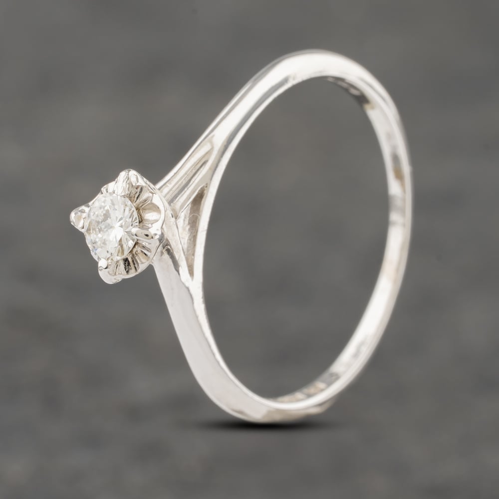 Click to view product details and reviews for Pre Owned 14ct White Gold 016ct Brilliant Cut Diamond Solitaire Ring 43121128. Click to view product details and reviews for Pre Owned 14ct White Gold 016ct Brilliant Cut Diamond Solitaire Ring 43121128.
