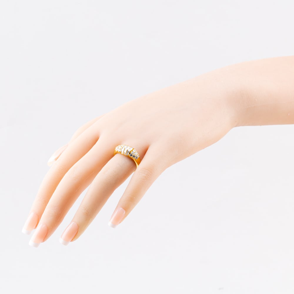 Pre-Owned 18ct Yellow Gold 1.26ct Diamond Cluster Ring 43121241