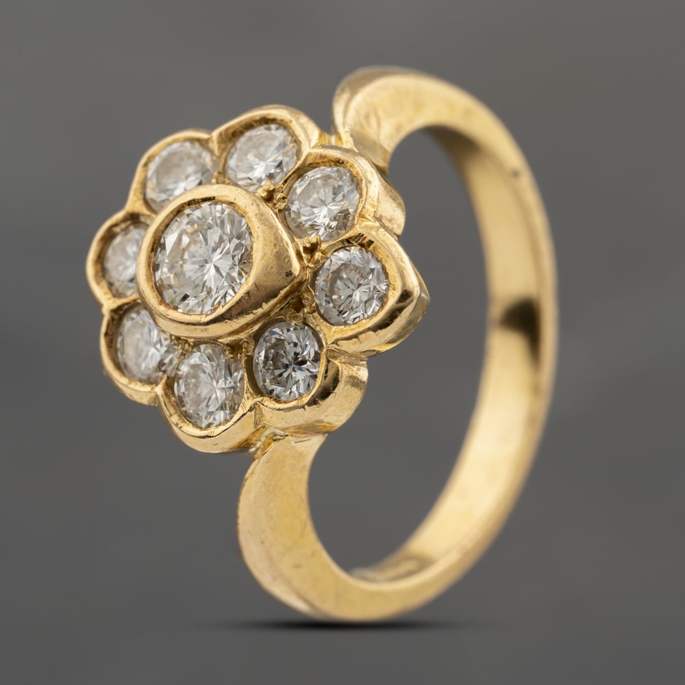 Click to view product details and reviews for Pre Owned 18ct Yellow Gold 098ct Brilliant Cut Diamond Pear Shape Cluster Ring 43121261. Click to view product details and reviews for Pre Owned 18ct Yellow Gold 098ct Brilliant Cut Diamond Pear Shape Cluster Ring 43121261.