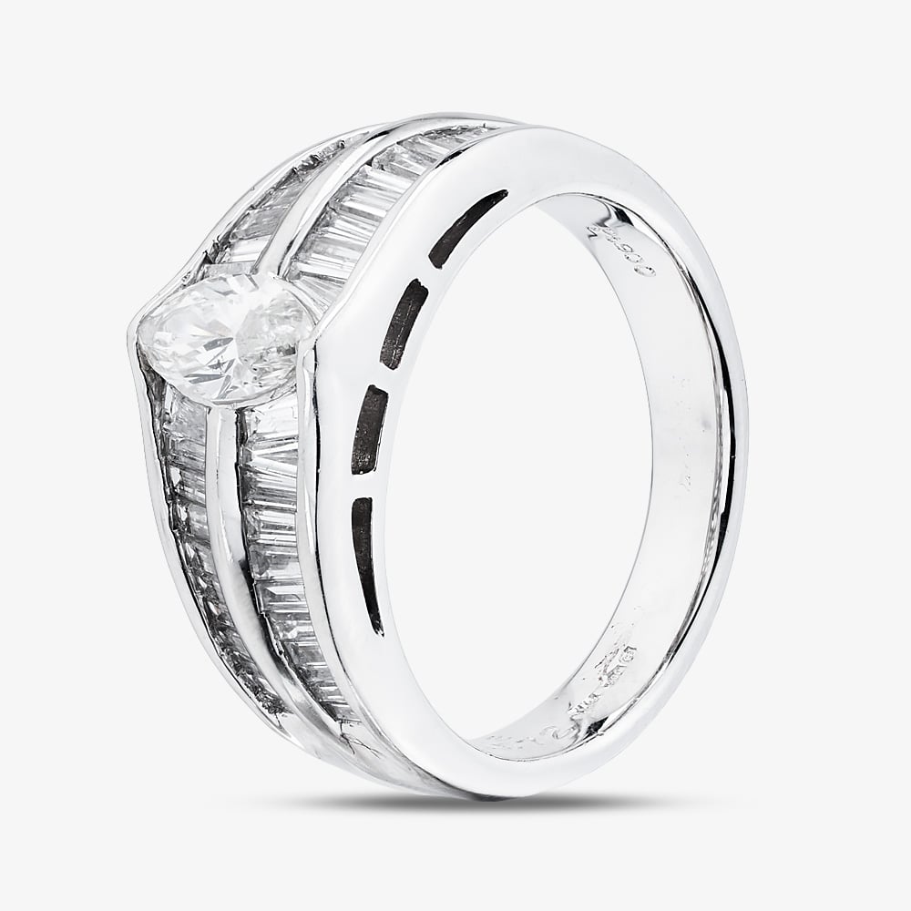 Click to view product details and reviews for Pre Owned Platinum 210ct Diamond Graduated Two Row Band Ring 43121301. Click to view product details and reviews for Pre Owned Platinum 210ct Diamond Graduated Two Row Band Ring 43121301.