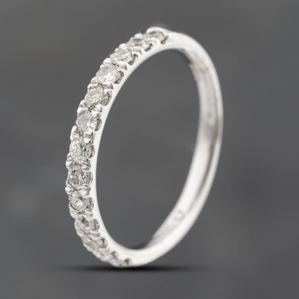 Click to view product details and reviews for Pre Owned 18ct White Gold 050ct Brilliant Cut Diamond Half Eternity Ring 43121311. Click to view product details and reviews for Pre Owned 18ct White Gold 050ct Brilliant Cut Diamond Half Eternity Ring 43121311.