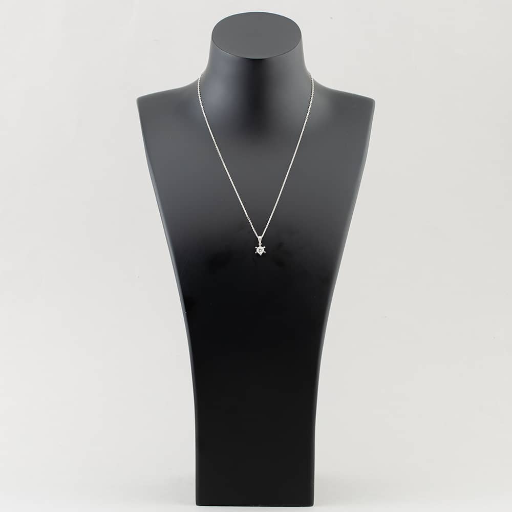 Pre-Owned Platinum 0.76ct Brilliant Cut Diamond Pendant & 16-18 Inch Trace Chain 43141145