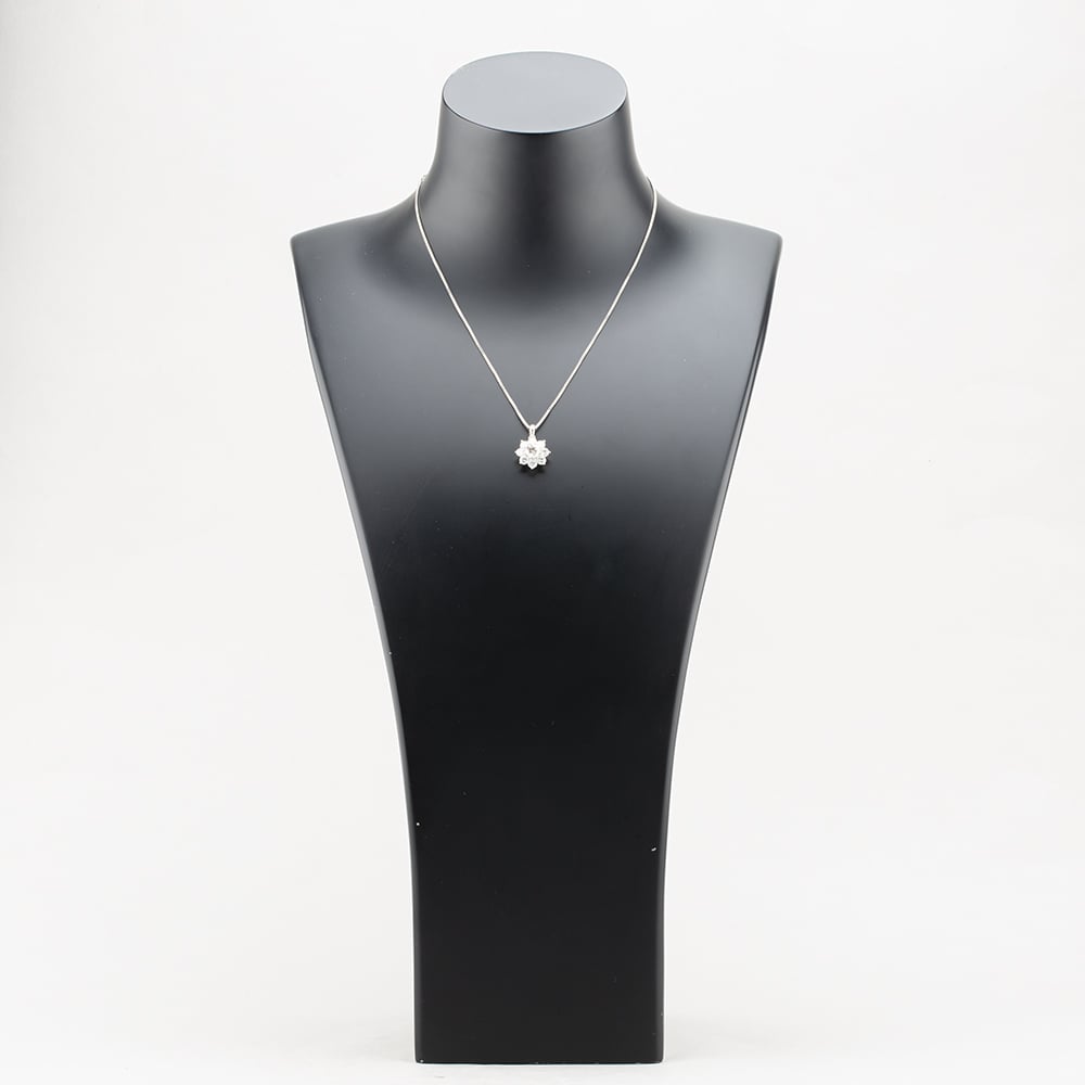 Pre-Owned Platinum 2.10ct Brilliant Cut Diamond Round Pendant & 16 Inch Box Chain 43141180