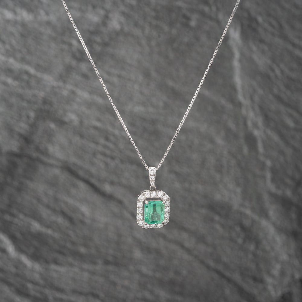 Click to view product details and reviews for Pre Owned Platinum 166ct Emerald And 047ct Brilliant Cut Diamond Cushion Shape Cluster Pendant And 16 18 Inch Box Chain 43141234. Click to view product details and reviews for Pre Owned Platinum 166ct Emerald And 047ct Brilliant Cut Diamond Cushion Shape Cluster Pendant And 16 18 Inch Box Chain 43141234.