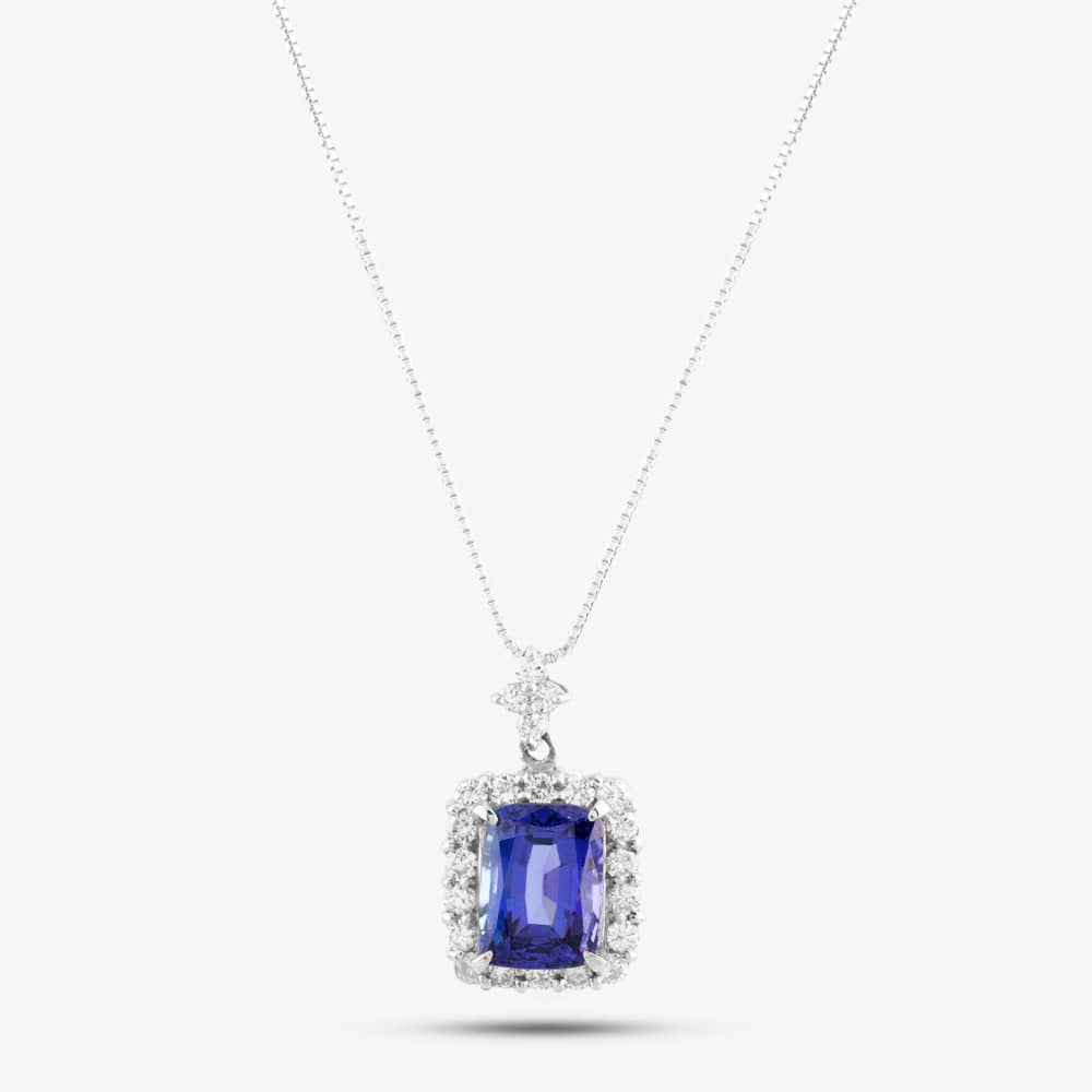 Click to view product details and reviews for Pre Owned Platinum 254ct Tanzanite And 047ct Diamond Pendant And 18 Inch Box Chain 4314186. Click to view product details and reviews for Pre Owned Platinum 254ct Tanzanite And 047ct Diamond Pendant And 18 Inch Box Chain 4314186.