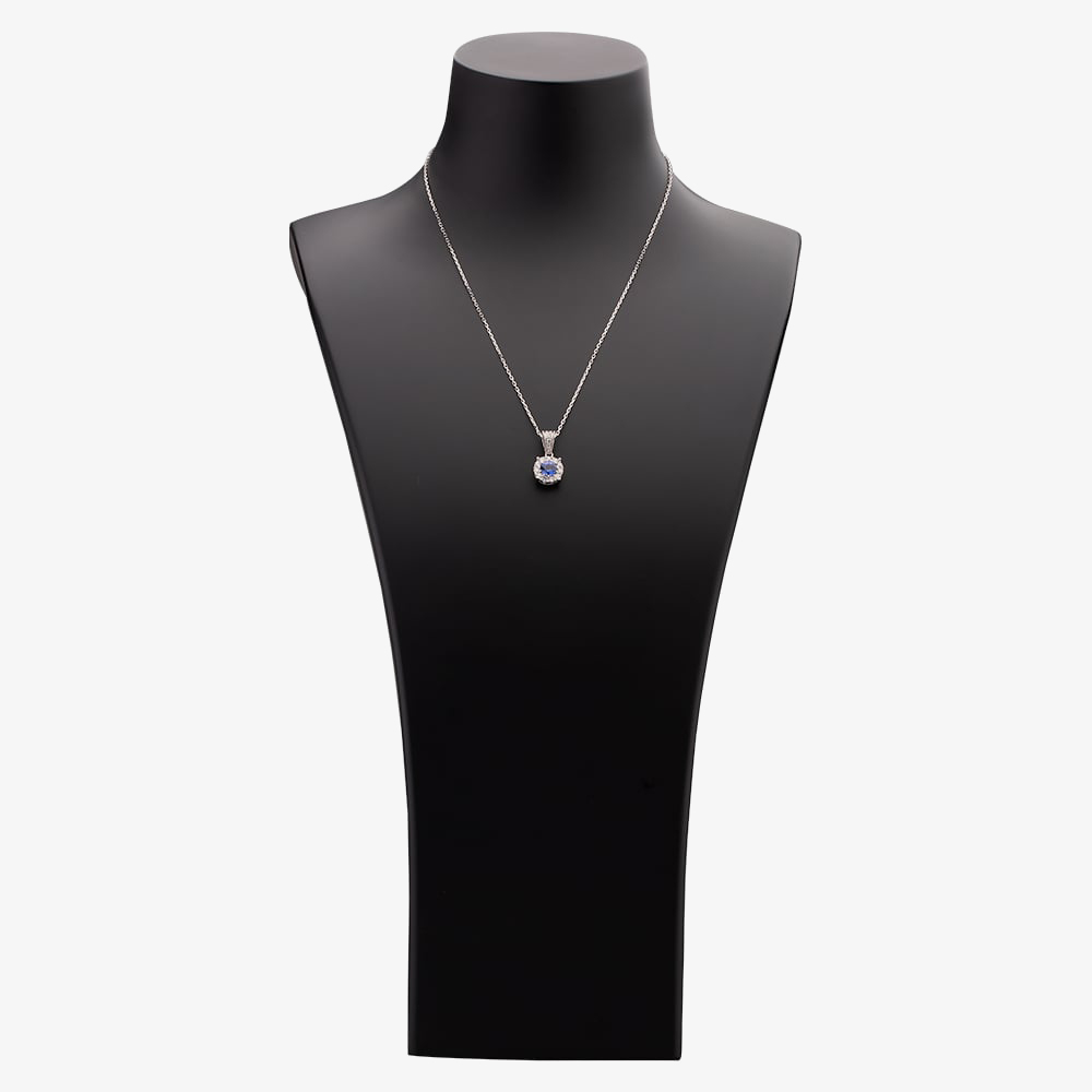 Pre-Owned Diamond 1.03ct Tanzanite & 0.60ct Diamond Pendant 4314487