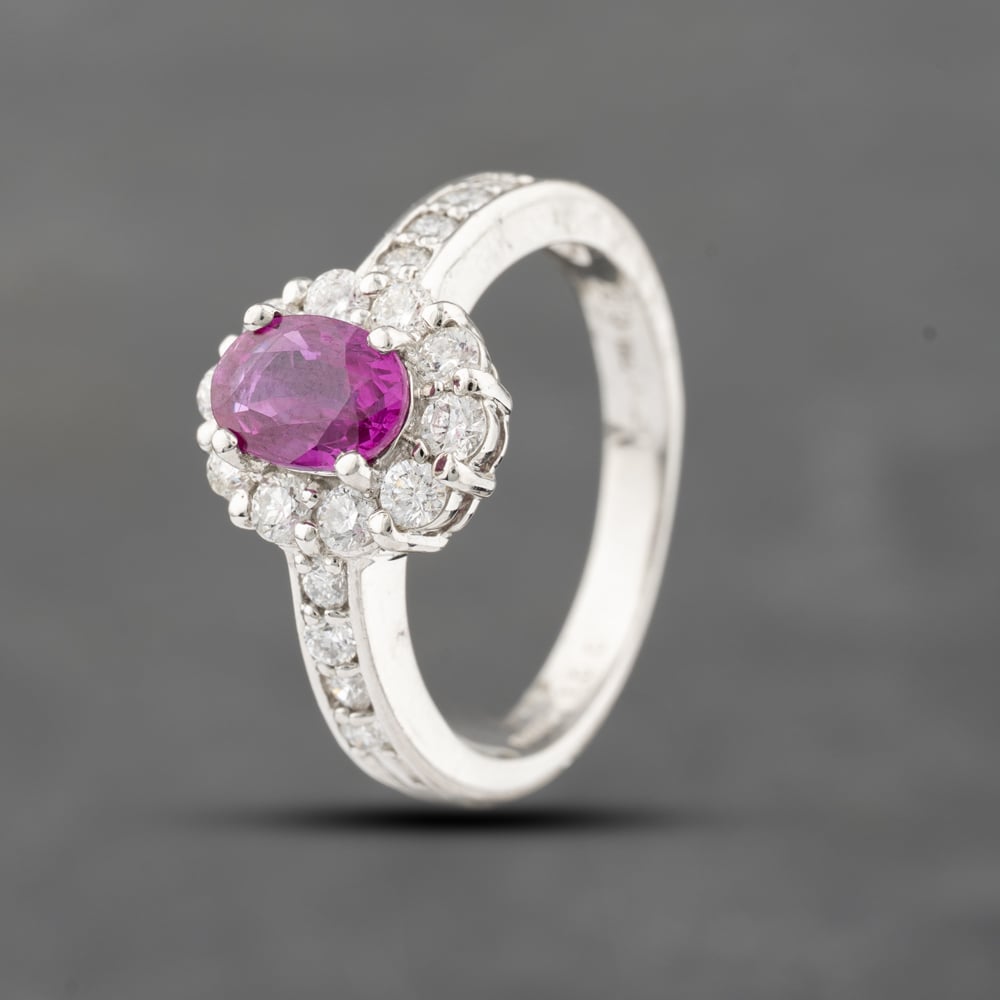 Click to view product details and reviews for Pre Owned Platinum 100ct Ruby And 057ct Brilliant Cut Diamond Oval Cluster Ring 43351035. Click to view product details and reviews for Pre Owned Platinum 100ct Ruby And 057ct Brilliant Cut Diamond Oval Cluster Ring 43351035.