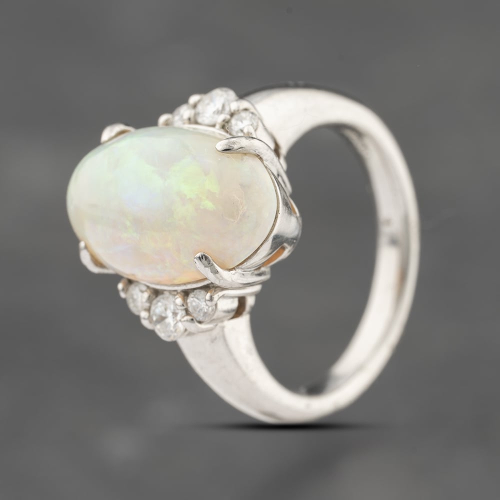 Click to view product details and reviews for Pre Owned Platinum 513ct Opal And 029ct Diamond Oval Dress Ring 43381029. Click to view product details and reviews for Pre Owned Platinum 513ct Opal And 029ct Diamond Oval Dress Ring 43381029.