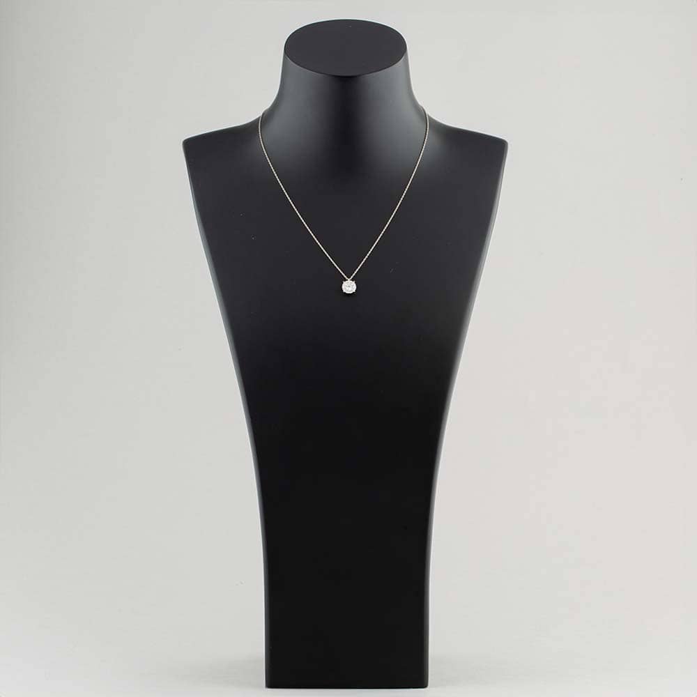 Pre-Owned Platinum 0.47ct Brilliant Cut Diamond Round Cluster Pendant & 16-18 Inch Trace Chain 43141572