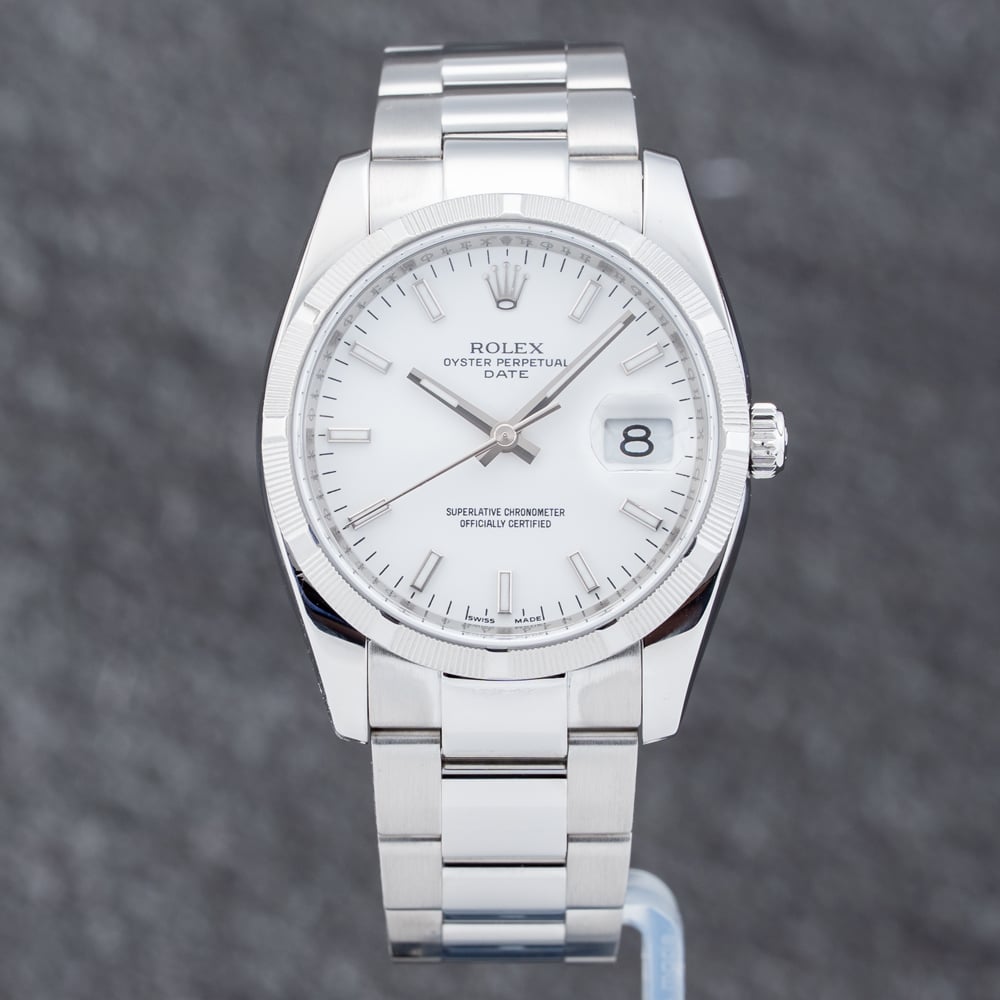 Pre-Owned Rolex Mens Oyster Perpetual Date 34 Watch 115210