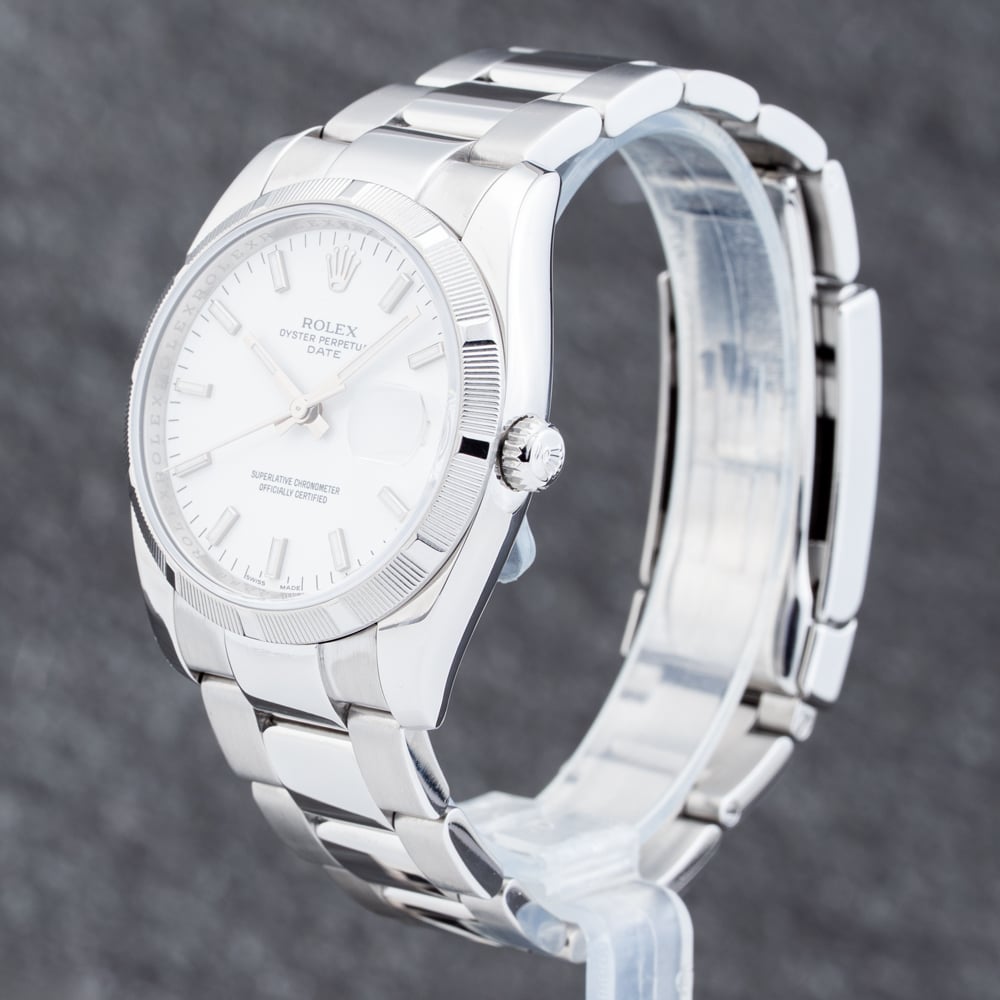 Pre-Owned Rolex Mens Oyster Perpetual Date 34 Watch 115210