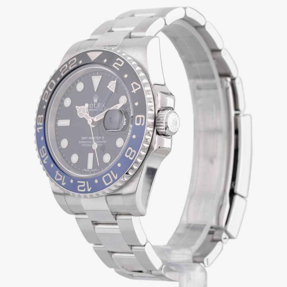 Pre-Owned Rolex Mens GMT Master II Watch 116710BLNR