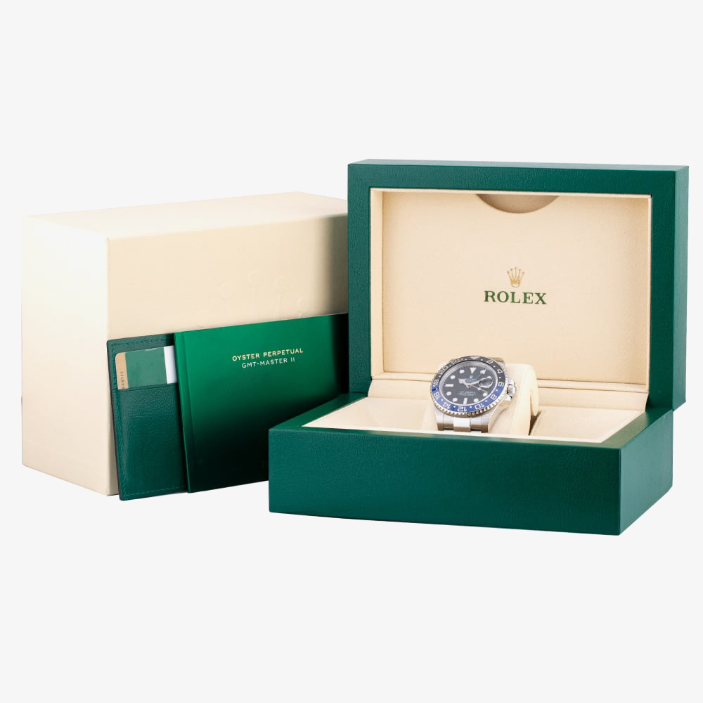 Pre-Owned Rolex Mens GMT Master II Watch 116710BLNR