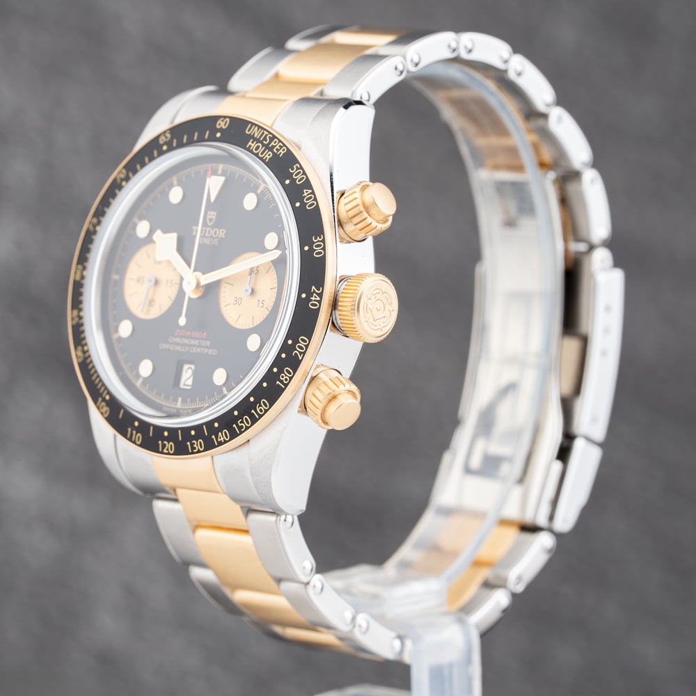 Pre-Owned Tudor Mens Black Bay S&G Bracelet Watch M79363N-0001
