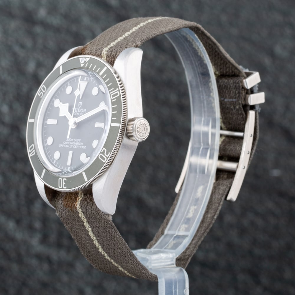 Pre-Owned Tudor Mens Black Bay 58 Grey Nato Strap Watch M79010SG-0002