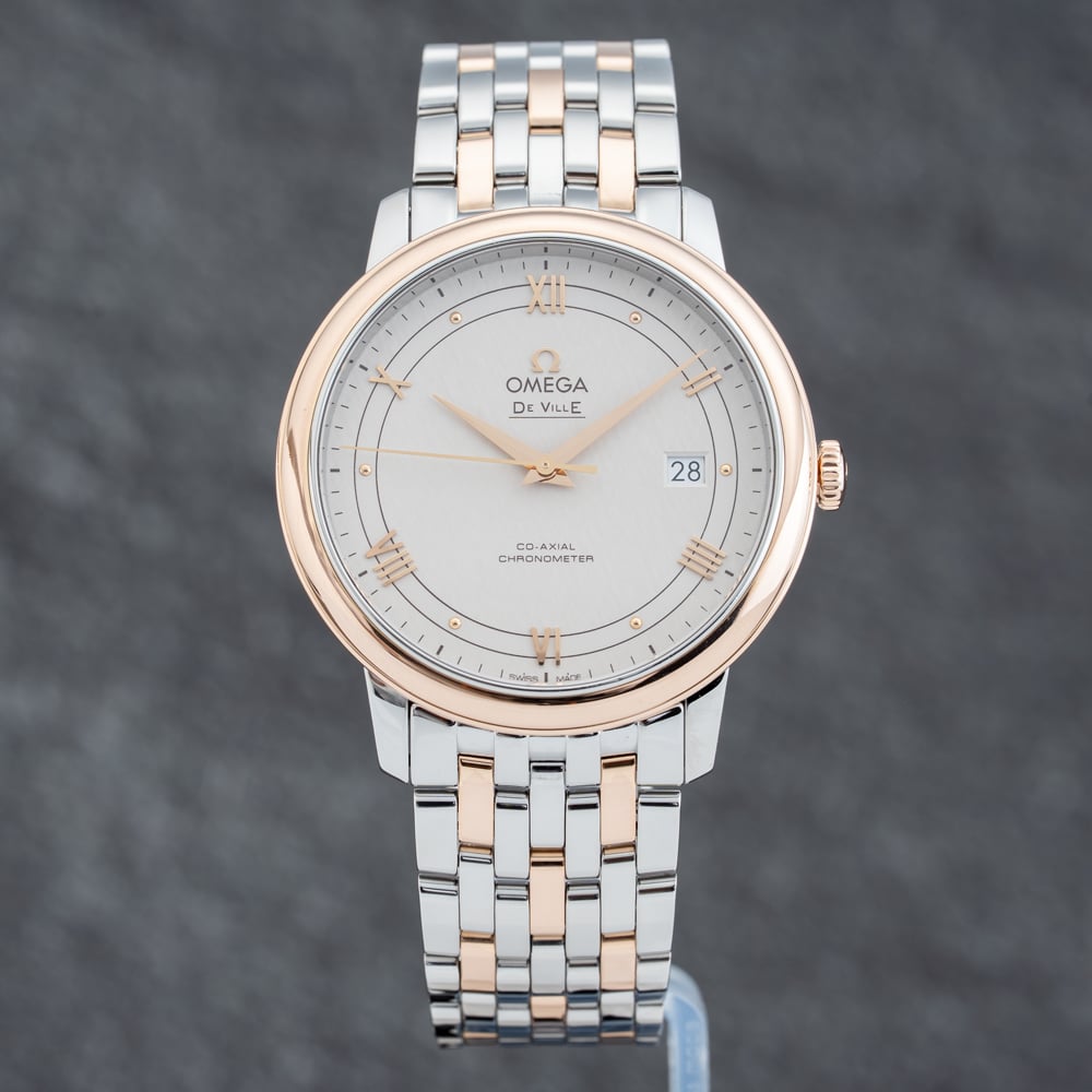 Pre-Owned OMEGA Mens De Ville Cream Bracelet Watch 42420402002003