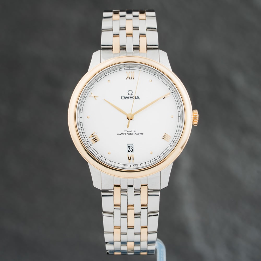 Pre-Owned OMEGA Mens De Ville Prestige Silver Bracelet Watch 43420402