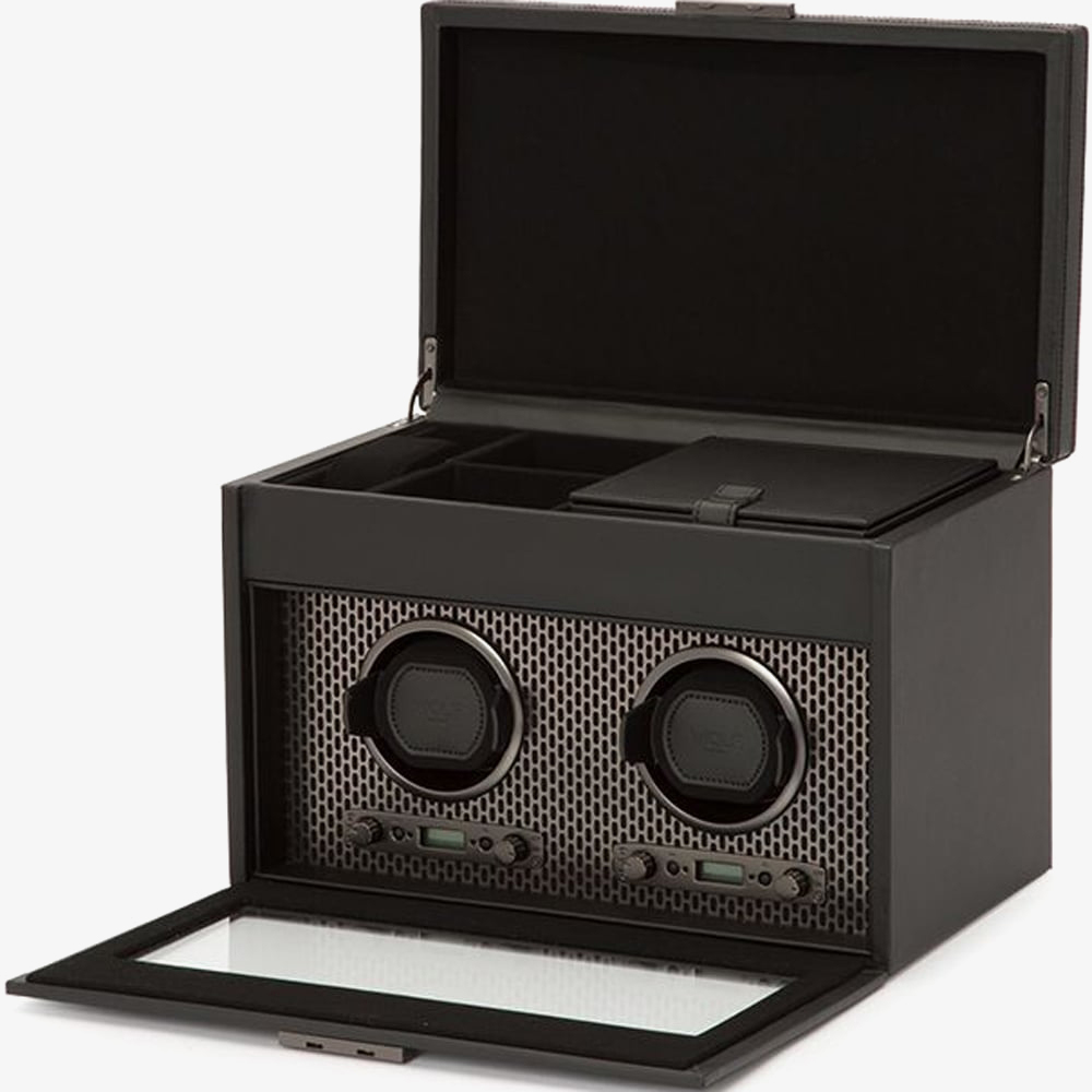 WOLF Black Axis Double Winder With Storage 469303