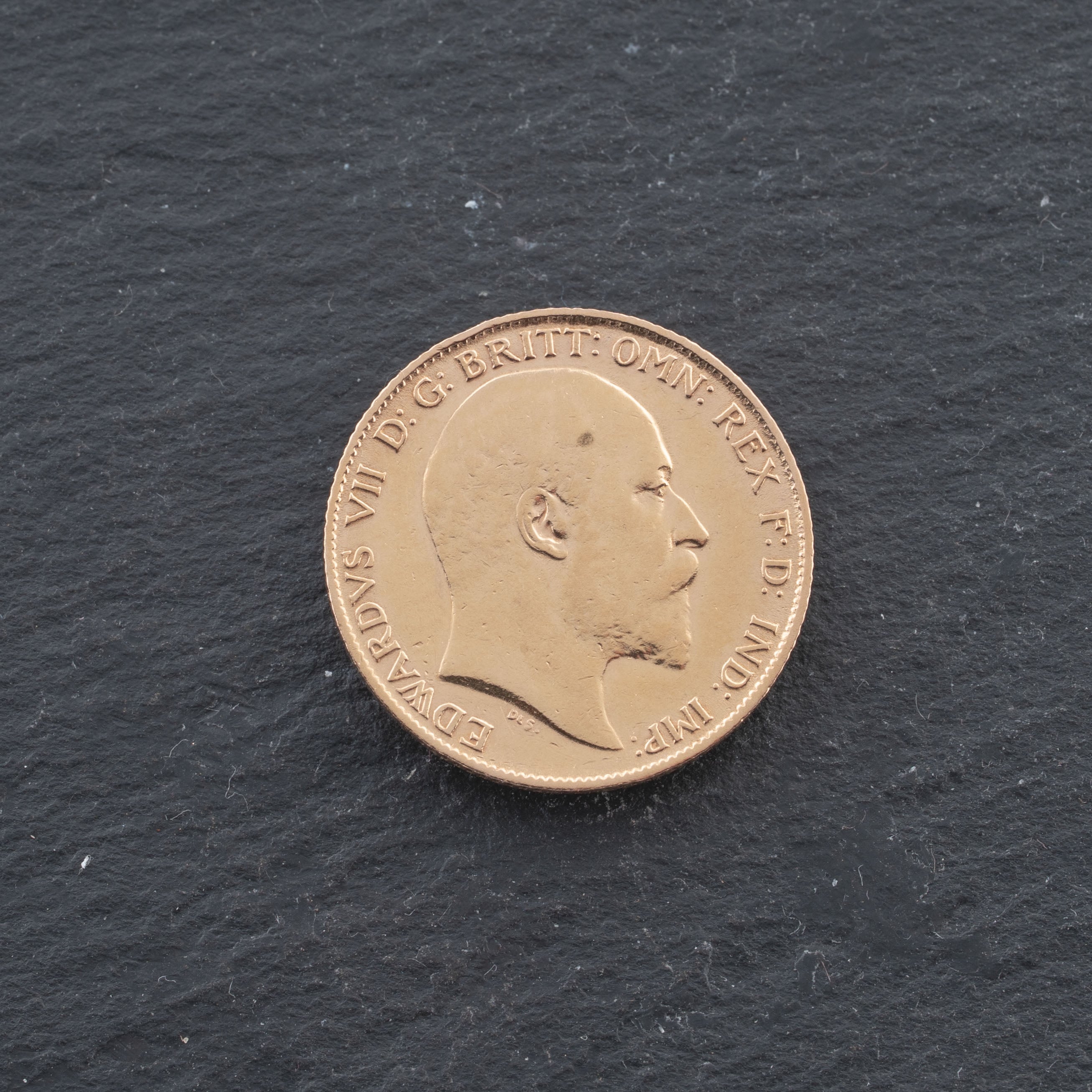 Pre-Owned 22ct Yellow Gold 1903 King Edward Half Sovereign Coin 47011227