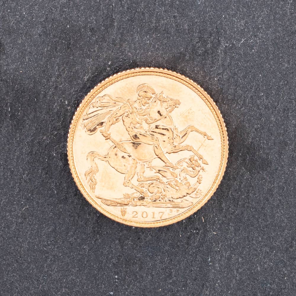 Pre-Owned 22ct Yellow Gold 2017 Full Sovereign Coin 47021065