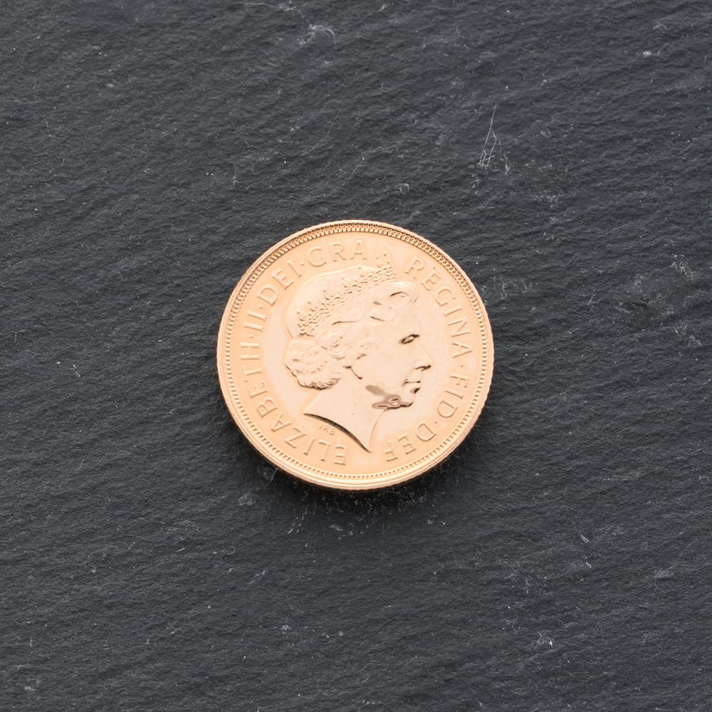 Pre-Owned 22ct Yellow Gold 2006 Queen Elizabeth II Full Sovereign Coin 47021225