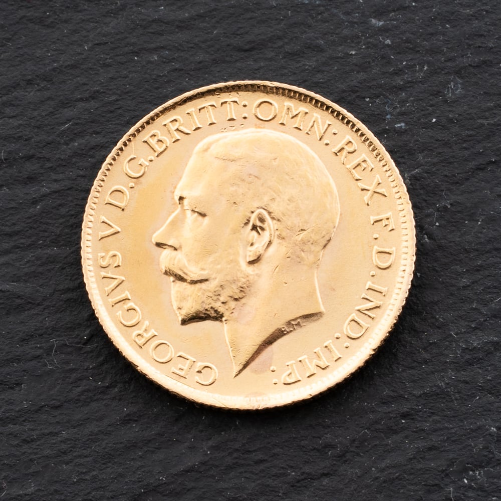 Pre-Owned Yellow Gold George V 1915 Full Sovereign Coin 47021302