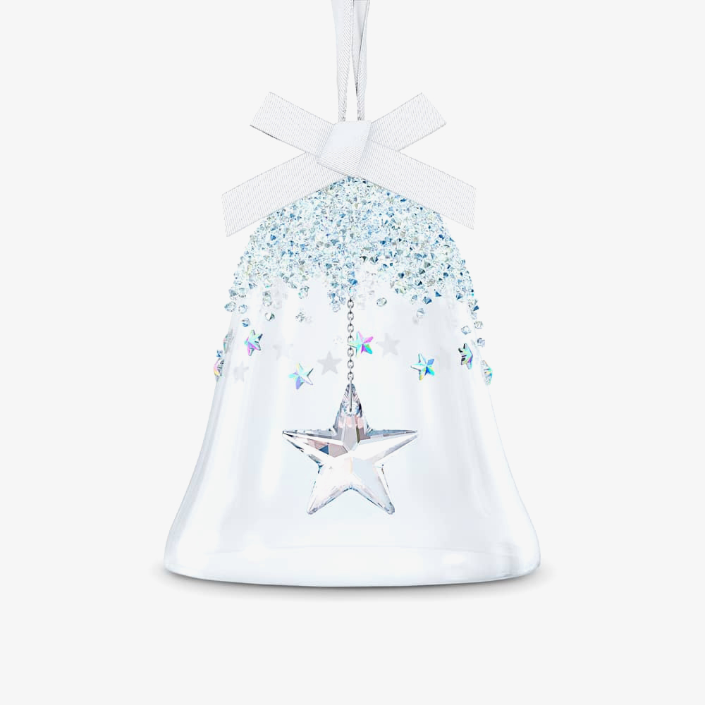 Swarovski Small Bell With Star Ornament 5545500