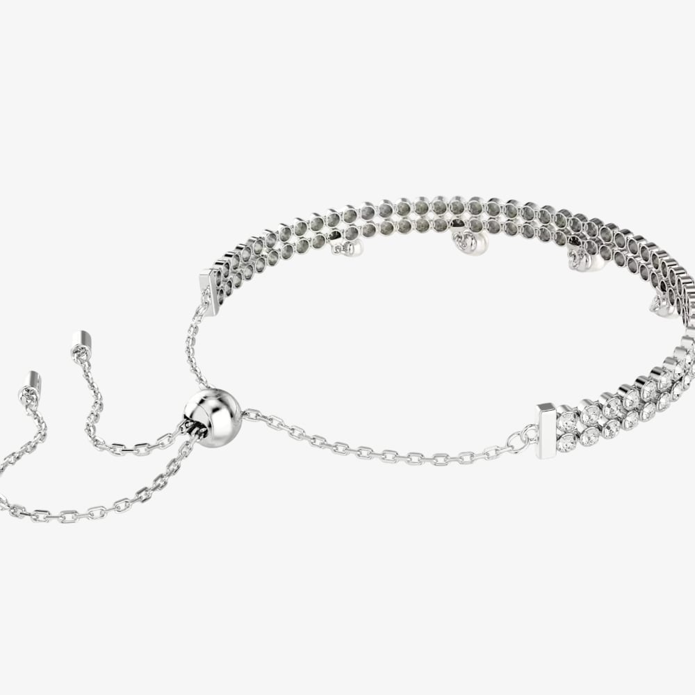 Ariana Grande X Swarovski Capsule Two Row White Crystal Bracelet 5720870