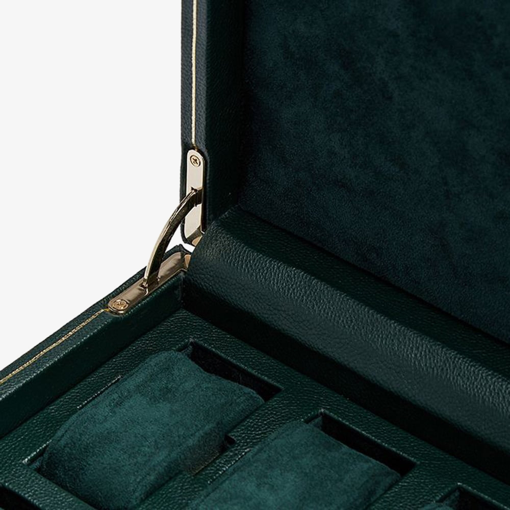 WOLF British Racing Green 8 Piece Watch Box 792641