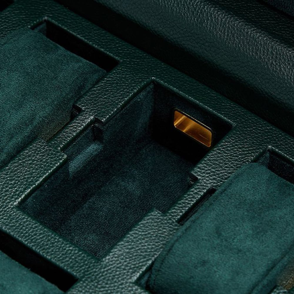 WOLF British Racing Green 8 Piece Watch Box 792641