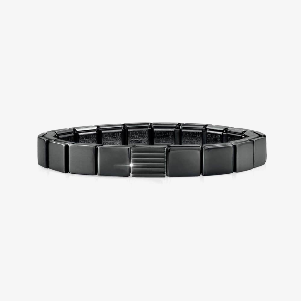 Nomination Glam Black Stripes Bracelet 239102/05