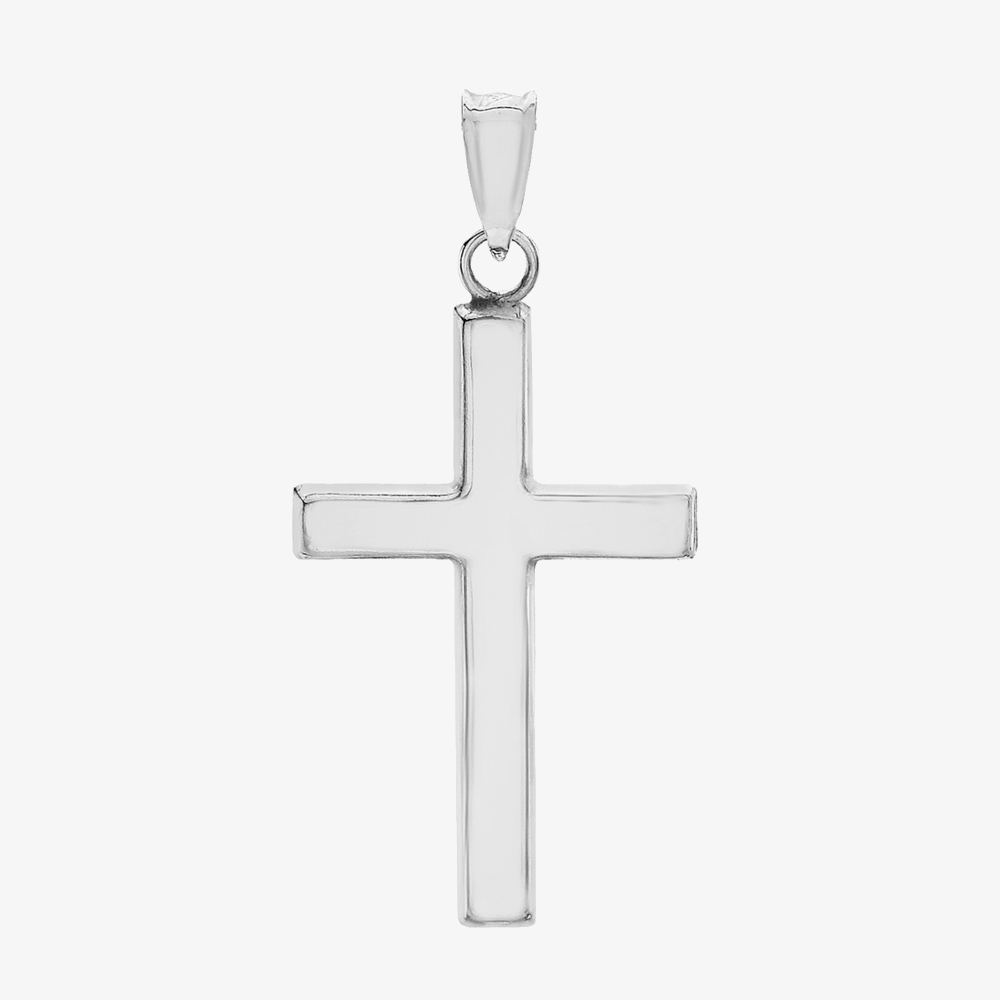 Sterling Silver Plain Cross Pendant 8.64.1983