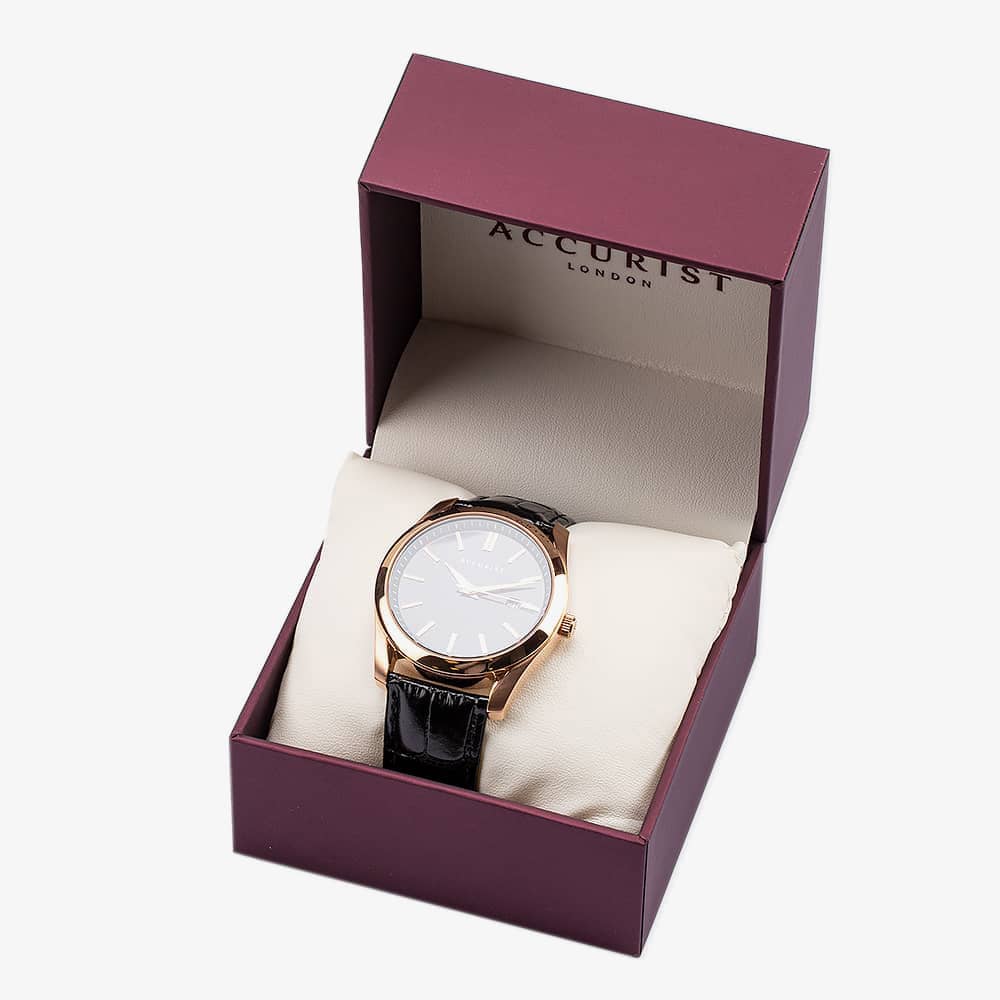 Accurist Mens Silver Watch 7408