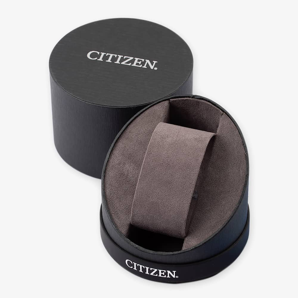 Citizen Ladies Black Leather Strap Watch EW1270-06A