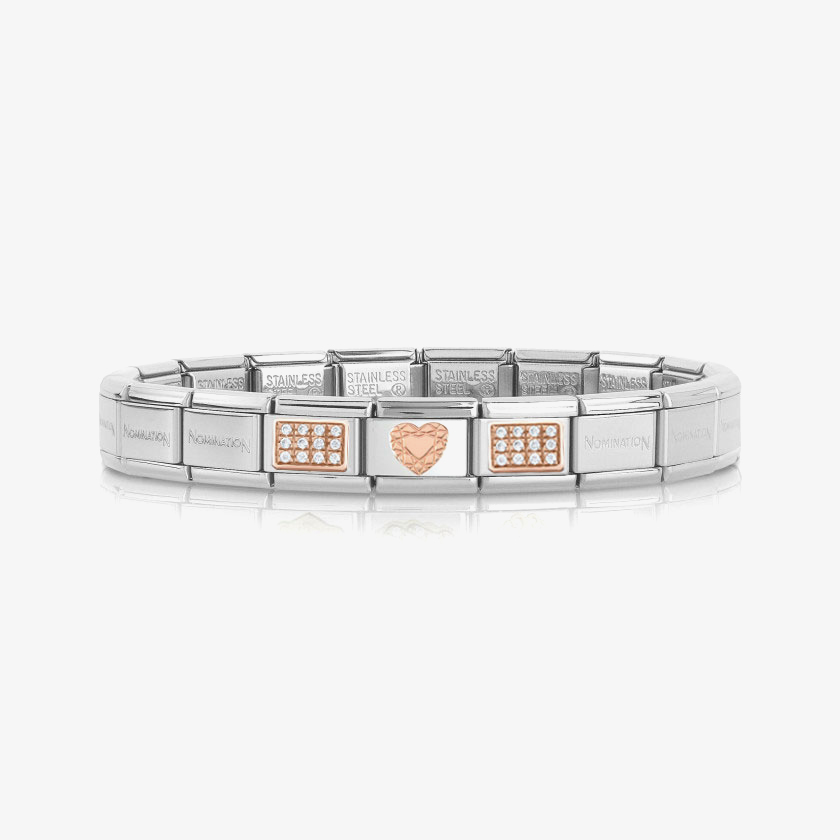 Nomination CLASSIC Rose Gold Vintage Heart Charm 430104/19