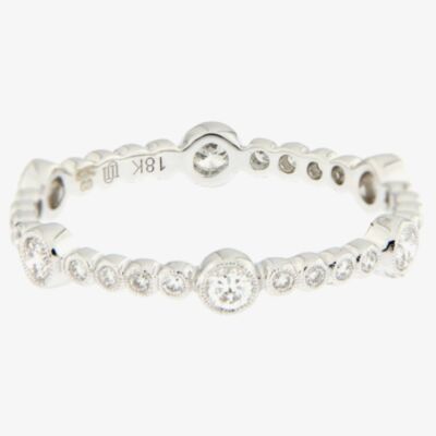 Ungar & Ungar 18ct White Gold 0.42ct Diamond Full Eternity Ring 8WR10020DD