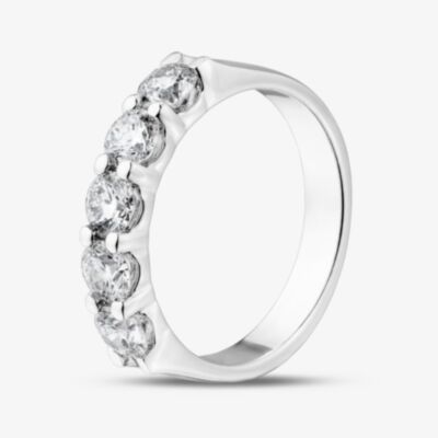 Pure Brilliance 9ct White Gold 1.00ct Diamond Five Stone Ring THR5555-100 (WG)