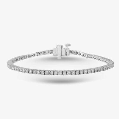  9ct White Gold 2.00ct Diamond Tennis Bracelet BR977WG/2-9