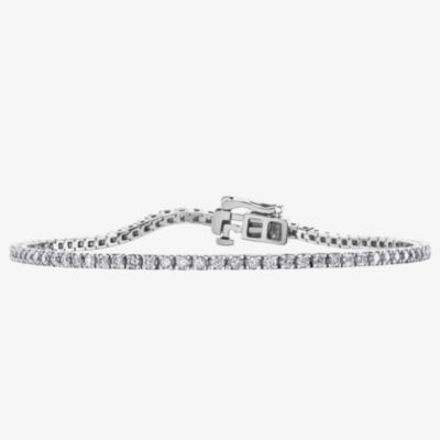 9ct White Gold 10.00ct Diamond Tennis Bracelet BR977WG/10-10
