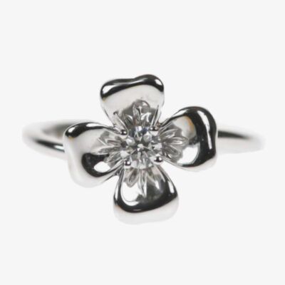 18ct Diamond Clover Ring 0670 0069 K