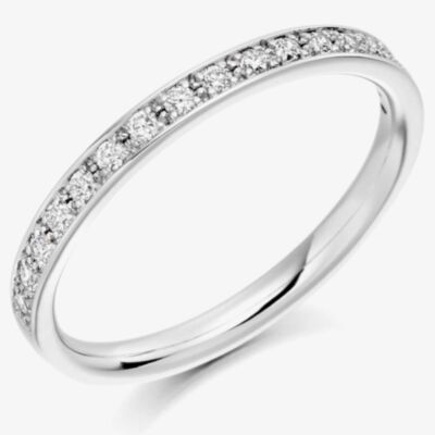 Platinum 0.25ct Diamond Half Eternity Design Ring HET1792 PLAT