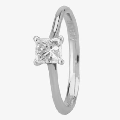Signature Collection Platinum GIA Certificated Princess-cut Four Claw Diamond Solitaire Ring RI-2022(1.00CT PLUS)-D/IF/1.06ct
