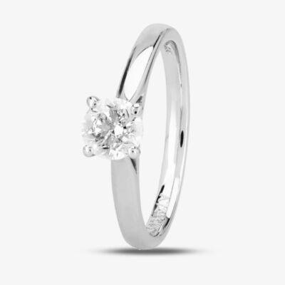1888 Collection Platinum Brilliant Cut 0.60ct Diamond Solitaire Ring RI-2016