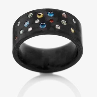 C6 by Anne Cohen Ladies Supernova 10mm Diamond Ring C6SO-10-40