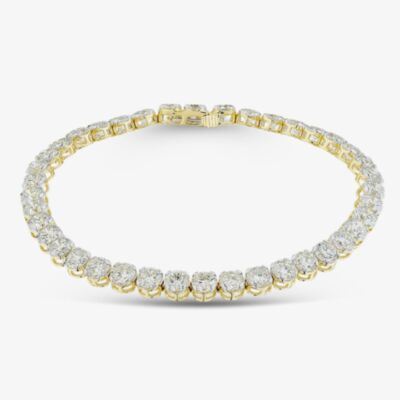 Pure Brilliance 9ct Yellow Gold 10.00ct Lab Grown Diamond Tennis Bracelet LGB15917-1000 (YG)