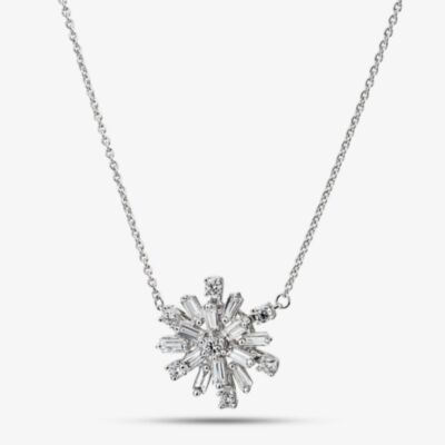 Pure Brilliance 9ct White Gold 0.50ct Lab Grown Diamond Cluster Pendant LGN45910-50SF