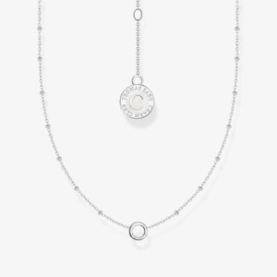THOMAS SABO Silver Circle Member Charm Necklace X0289-007-21-L45