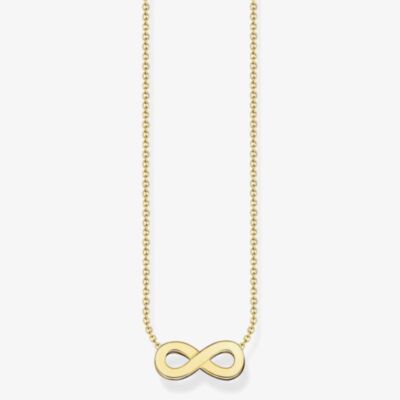 THOMAS SABO Gold Plated Infinity Necklace KE2221-413-39-L45V