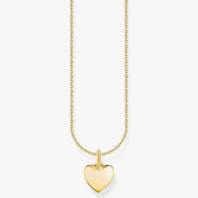 THOMAS SABO Gold Plated Heart Necklace KE2234-413-39-L45V